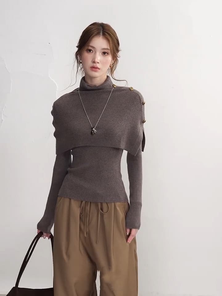 있음 도착 가을 겨울철 품격 천 골드 자매 바람이 아닙니다. 규칙 숄 패션 세트 가을 상세 이미지 3