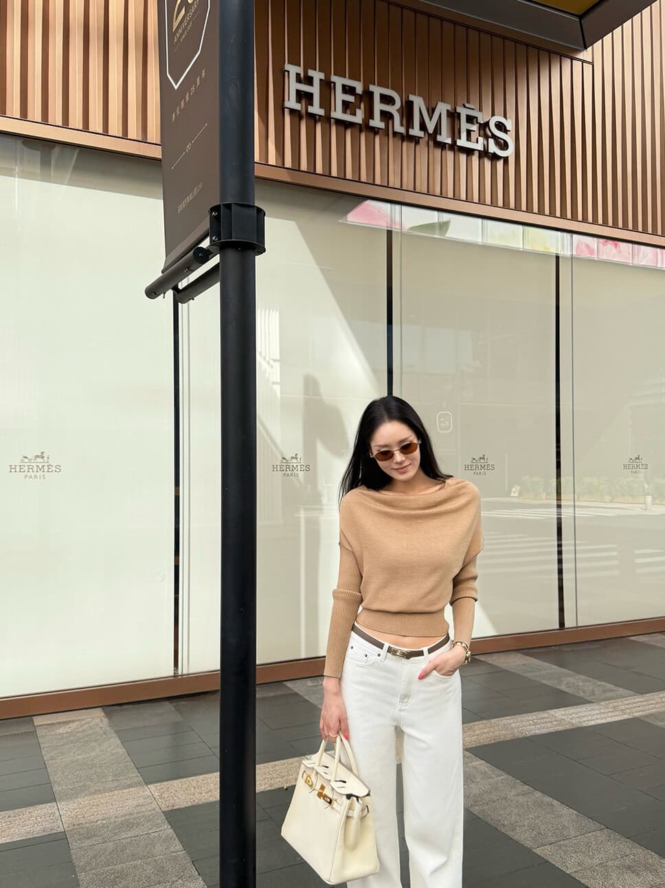 있음 도착 부드러운 지능 자매 오프숄더 비스듬한 어깨 흔들다 칼라 기타 착용 법 풀오버 느긋한 슬림해 보이는 니트 스웨터 상세 이미지 16