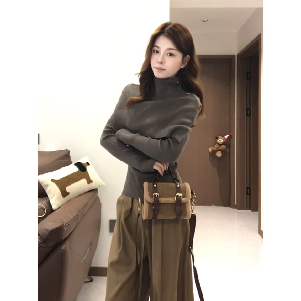 있음 도착 가을 겨울철 품격 천 골드 자매 바람이 아닙니다. 규칙 숄 패션 세트 가을 이미지 6