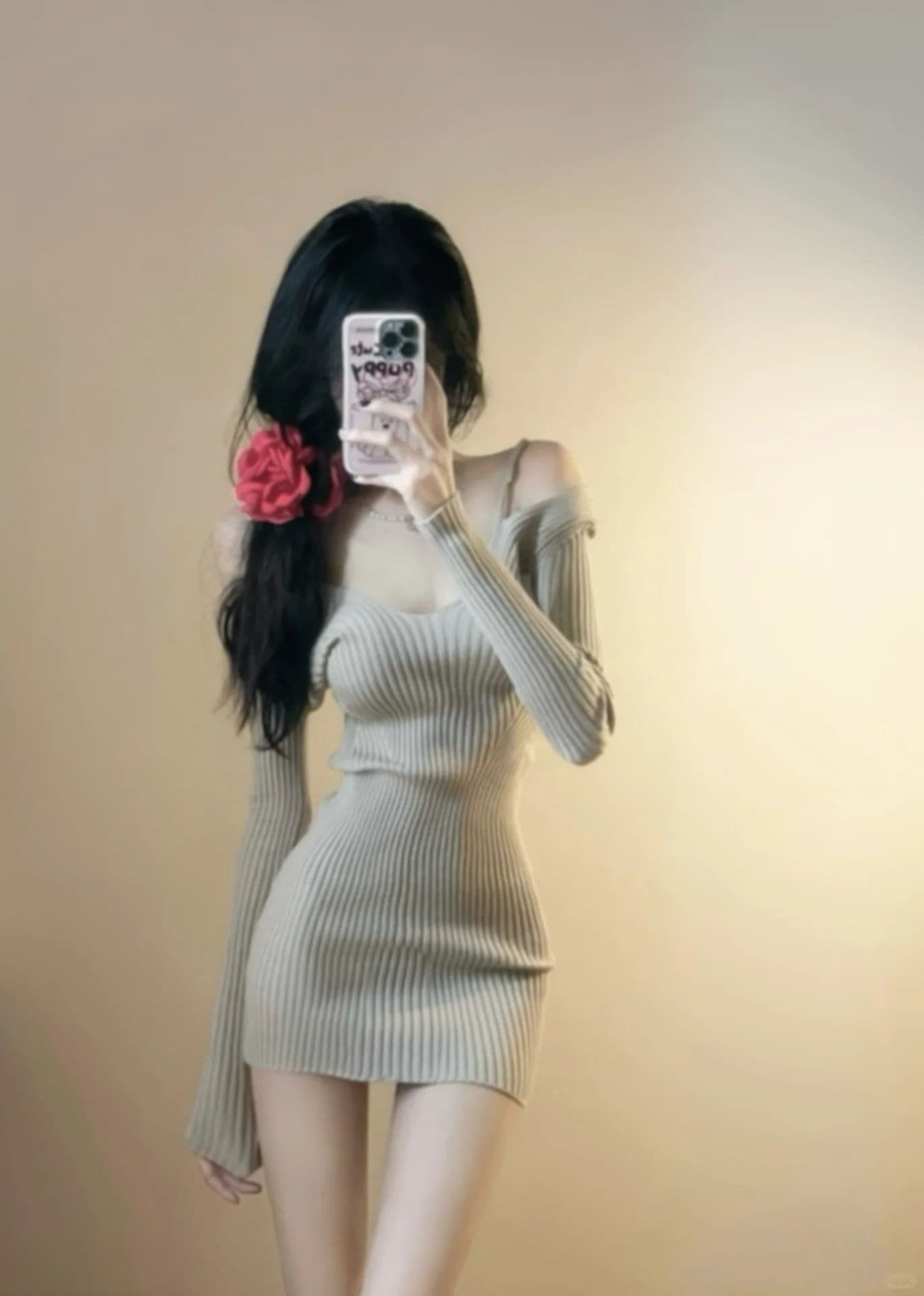 있음 도착 이른 가을 수 있습니다. 조정 빅 브이 넥 몸매 가꾸기 오프숄더 긴팔 여성 드레스 가을 겨울 슬림해 보이는 인사이드 가져 가라. 여성 가을 상세 이미지 3