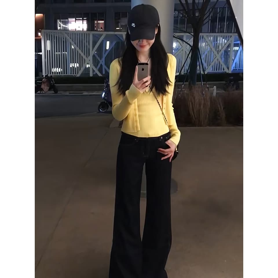 있음 도착 핫걸 니트 슬립 오픈 가디건 여성 조기 가을 인사이드 가져 가라. 재킷 한 부서 착용 가져 가라. 짧은 여성 이른 가을 이미지 6