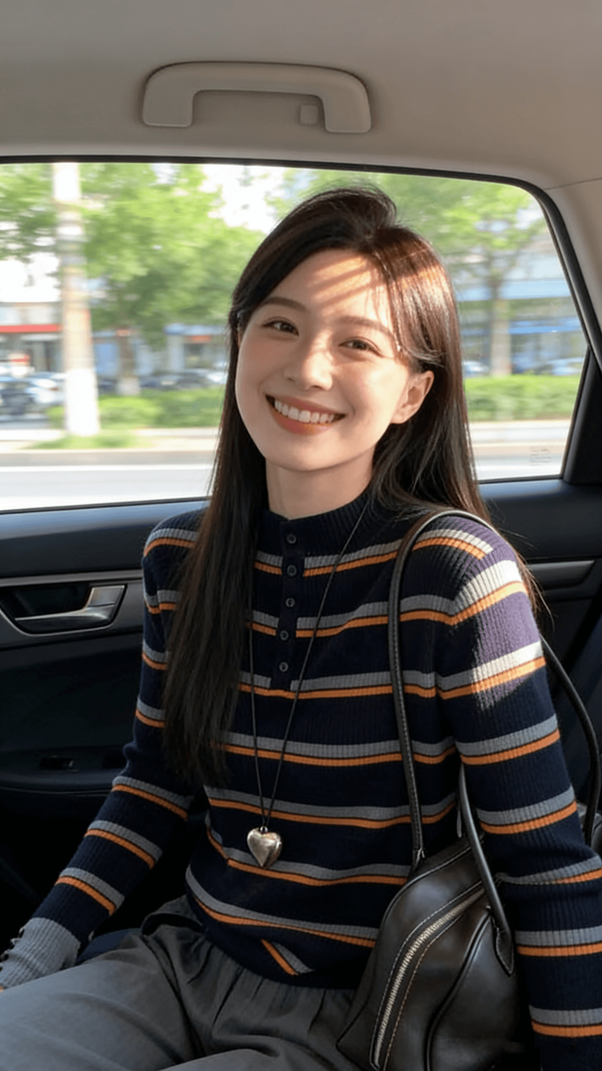 있음 도착 색상 스트라이프 스웨터 겨울 새로운 패션 새로운 패션 외국 가스 다용도 여성 의류 가을 겨울 소녀 상세 이미지 6