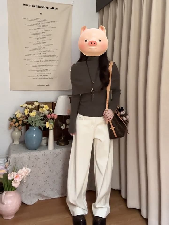 있음 도착 가을 겨울철 품격 천 골드 자매 바람이 아닙니다. 규칙 숄 패션 세트 가을 여성 상세 이미지 8
