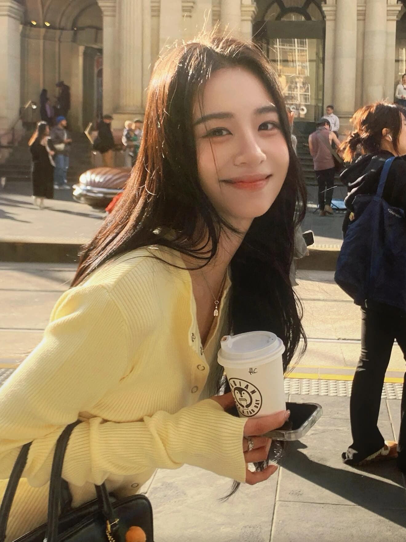 있음 도착 한 부서 착용 가져 가라. 털 니트 스웨터 여성 코트 조기 초기 가을 황색 부드러운 찹쌀 오픈 가디건 맨위 여성 가을 겨울 이미지 5