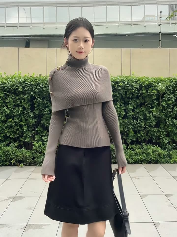 있음 도착 가을 겨울철 품격 천 골드 자매 바람이 아닙니다. 규칙 숄 패션 세트 가을 여성 가을 겨울 상세 이미지 2