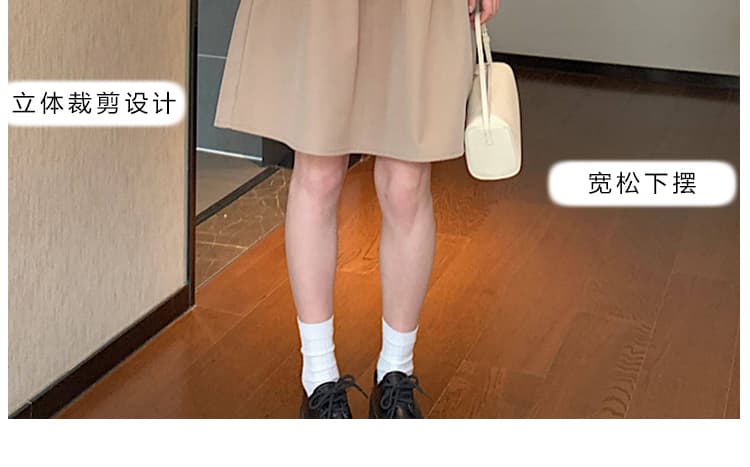 지금 2026 새로운 출산 착용 품격 캐주얼 다용도 여행 작은 심장 기계 임산부 반신 스커트 상세 이미지 17