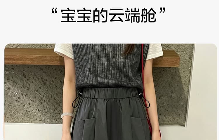 2026 새로운 출산 착용 캐주얼 빅 사이즈 패션 주머니 임산부 바지 출산 후 웨어러블 상세 이미지 7