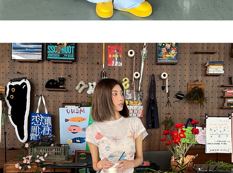 임산부 2026 새로운 여름 얇고 가벼운 통기성 스트라이프 캐주얼 바지 루즈핏 넓은 다리 길이 바지 자외선 차단 낙하산 병 바지 얇은 스타일 상세 이미지 37