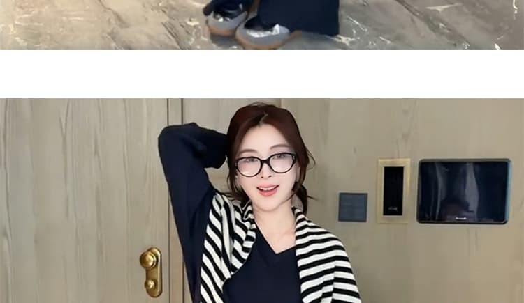 임산부 새로운 2026 가을 세트 완료 세트 한 부서 느슨함 느긋한 바람 패션 루즈핏 숄 넓은 다리 3종 세트 상세 이미지 21