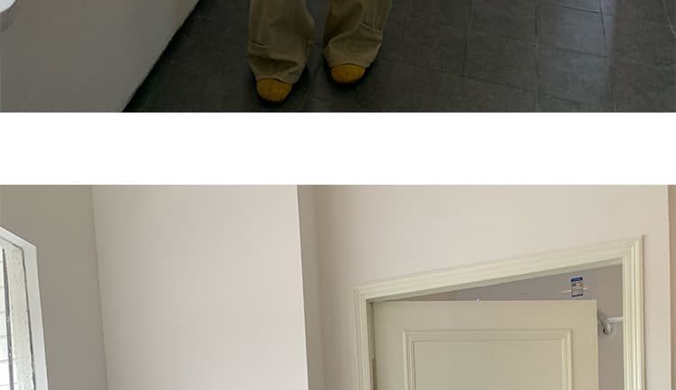 임산부 가을 겨울철 2026 레트로 카키 색 넓은 다리 캐주얼 워크웨어 바지 새로운 루즈핏 슬림해 보이는 다용도 바지 상세 이미지 36