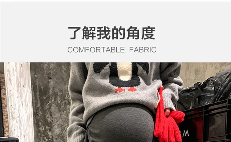 지금 임산부 새로운 반신 스커트 패션 가을 겨울 레트로 미니 스커트 꽃밭 반신 스커트 상세 이미지 7