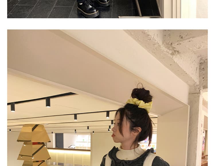 지금 임산부 새로운 반신 스커트 패션 가을 겨울 레트로 미니 스커트 꽃밭 반신 스커트 상세 이미지 54