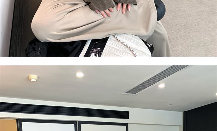 질량 지금 임산부 2026 코디 세트 레트로 스타일 한 부서 캐주얼 가짜 두 조각 재킷 와이드 레그 팬츠 어린이 상세 이미지 56
