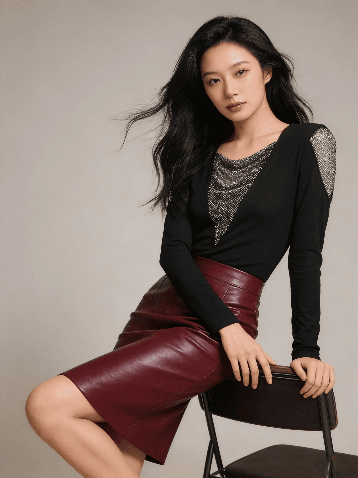 봄 새로운 Chic V넥 다이아몬드 세팅 몸매 가꾸기 슬림해 보이는 디자인 센스 빛 럭셔리 여성 셔츠 티셔츠 패션 작은 셔츠 m-3xl 상세 이미지 12