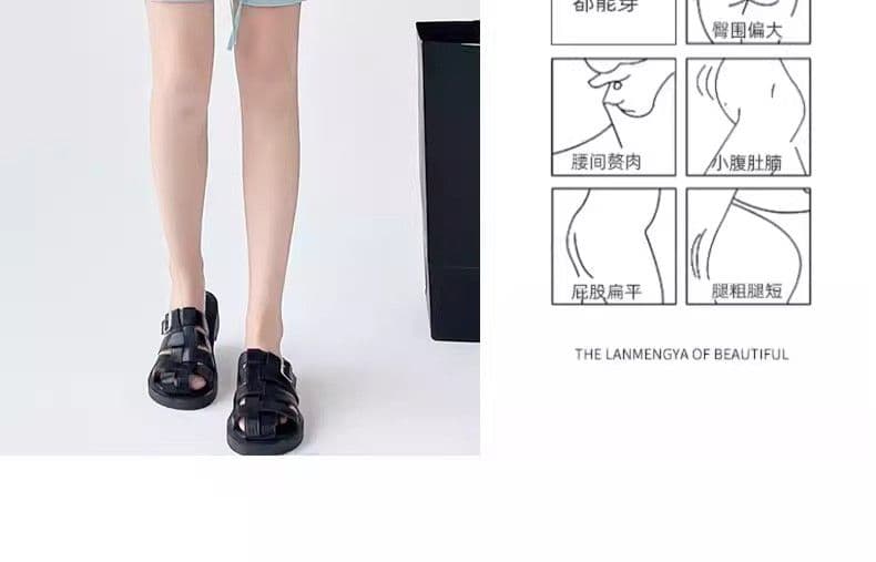 얼음 실크 면 린넨 반바지 여성 여름 외출용 작은 키 야마모토 바지 슬림해 보이는 루즈핏 캐주얼 오부 바지 상세 이미지 11