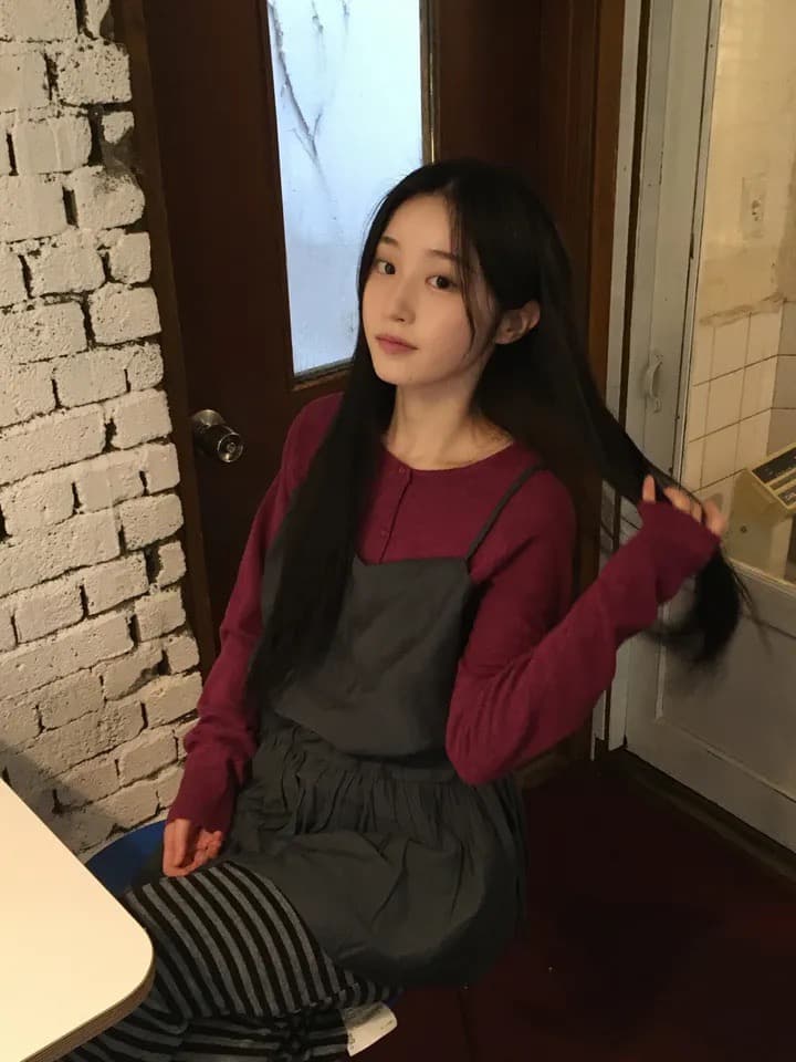 있음 밖으로 2026 이른 봄 새로운 품격 우아함 펌프 로프 연꽃 잎 캐미솔 상세 이미지 16