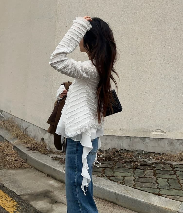 재고 있음 슈퍼 아름다움 레이스 불규칙 슬립 수준 조끼 단색 연꽃 잎 레이스 연령 감소 슬림해 보이는 캐미솔 상세 이미지 17