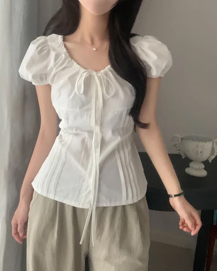 순면 있음 선적 chic 패션 레이스업 다용도 셔츠