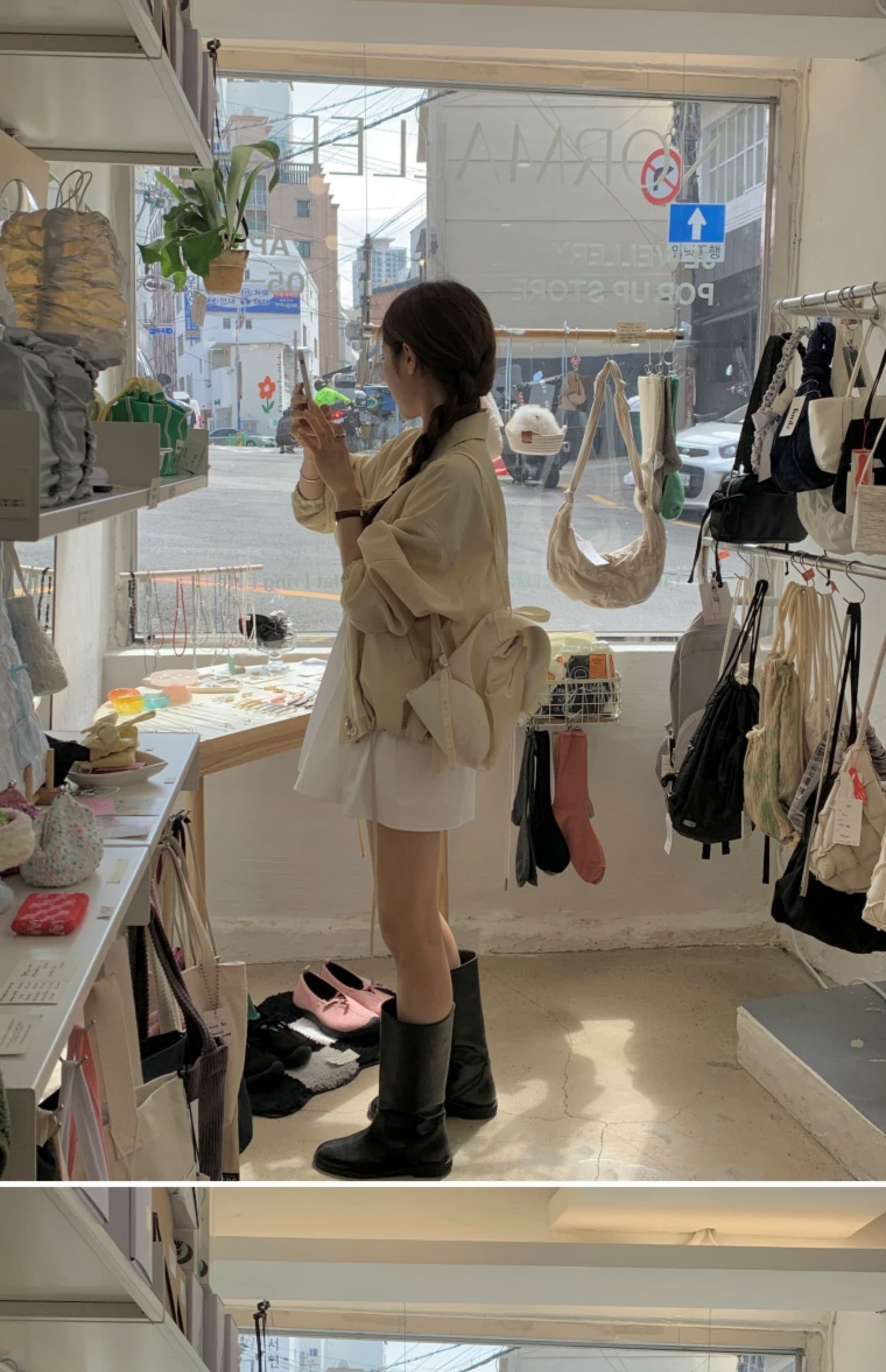 재고 있음 chic 연령 감소 레이스 레이스 패치워크 펌프 로프 허리 수축 조끼 슬립 드레스 상세 이미지 21