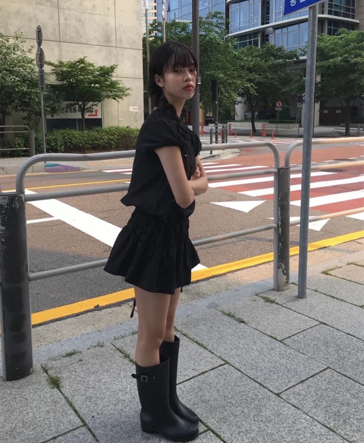 재고 있음 한국 스타일 여름 다용도 펌프 로프 드레스 맨위 여성 상세 이미지 3
