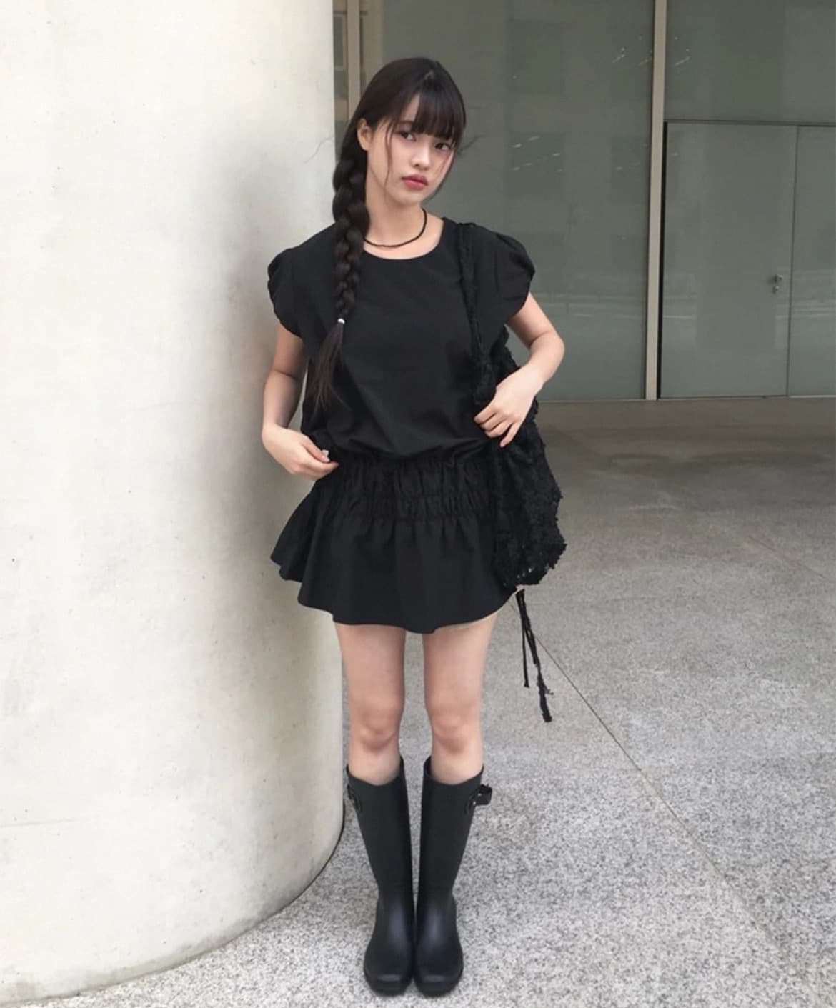 재고 있음 한국 스타일 여름 다용도 펌프 로프 드레스 맨위 여성 상세 이미지 7