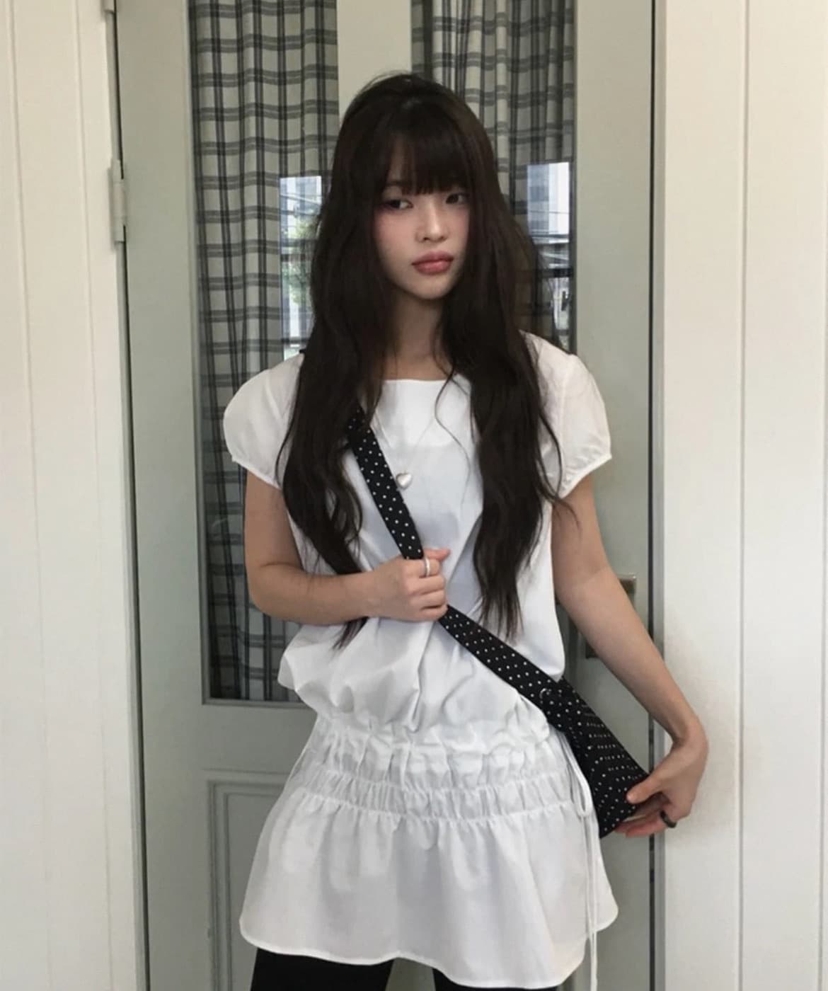 재고 있음 한국 스타일 여름 다용도 펌프 로프 드레스 맨위 여성 상세 이미지 9
