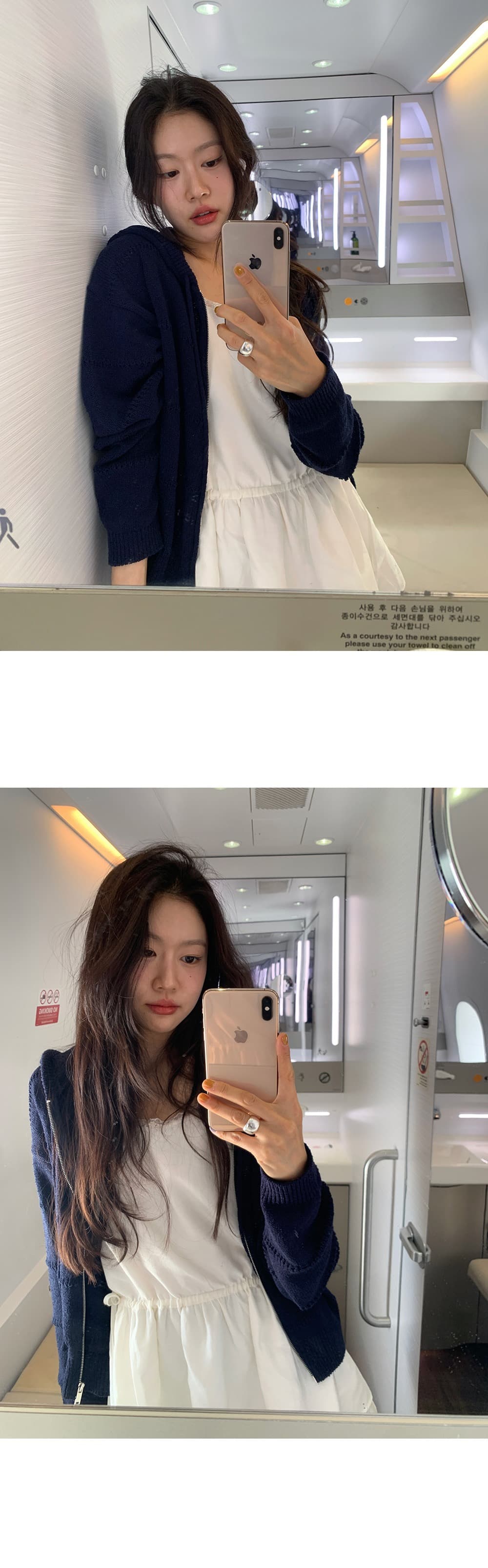 재고 있음 chic 다용도 패치워크 레이스 허리 펌프 로프 만나는 외출용 슬립 드레스 상세 이미지 16