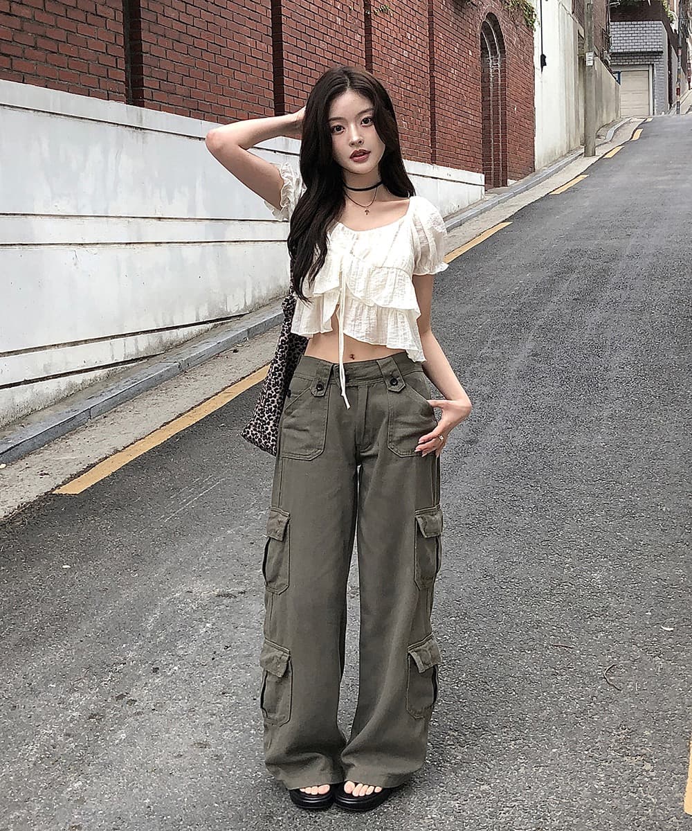 재고 있음 chic 쉬폰 블라우스 질감 센스 부드러운 바람 나비 넥타이 작은 셔츠 반팔 셔츠 상세 이미지 11