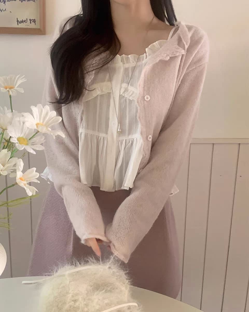 재고 있음 chic 패션 레이스 디자인 다용도 캐미솔 상세 이미지 3