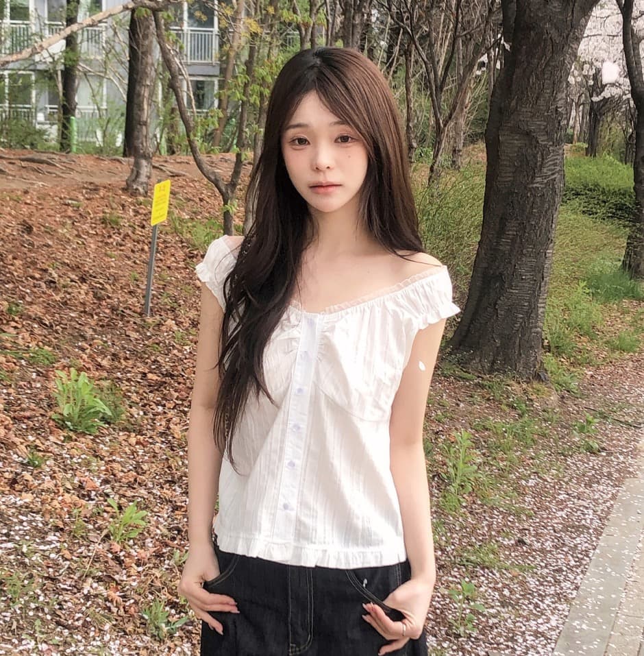 재고 있음 레이스 레트로 여름 무거운 작업 순수한 욕망 슬림해 보이는 다용도 민소매 조끼 상세 이미지 6