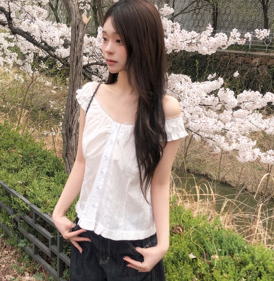 재고 있음 레이스 레트로 여름 무거운 작업 순수한 욕망 슬림해 보이는 다용도 민소매 조끼 상세 이미지 7