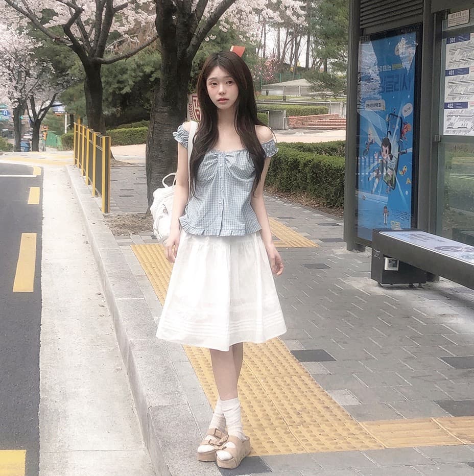 재고 있음 레이스 레트로 여름 무거운 작업 순수한 욕망 슬림해 보이는 다용도 민소매 조끼 상세 이미지 27
