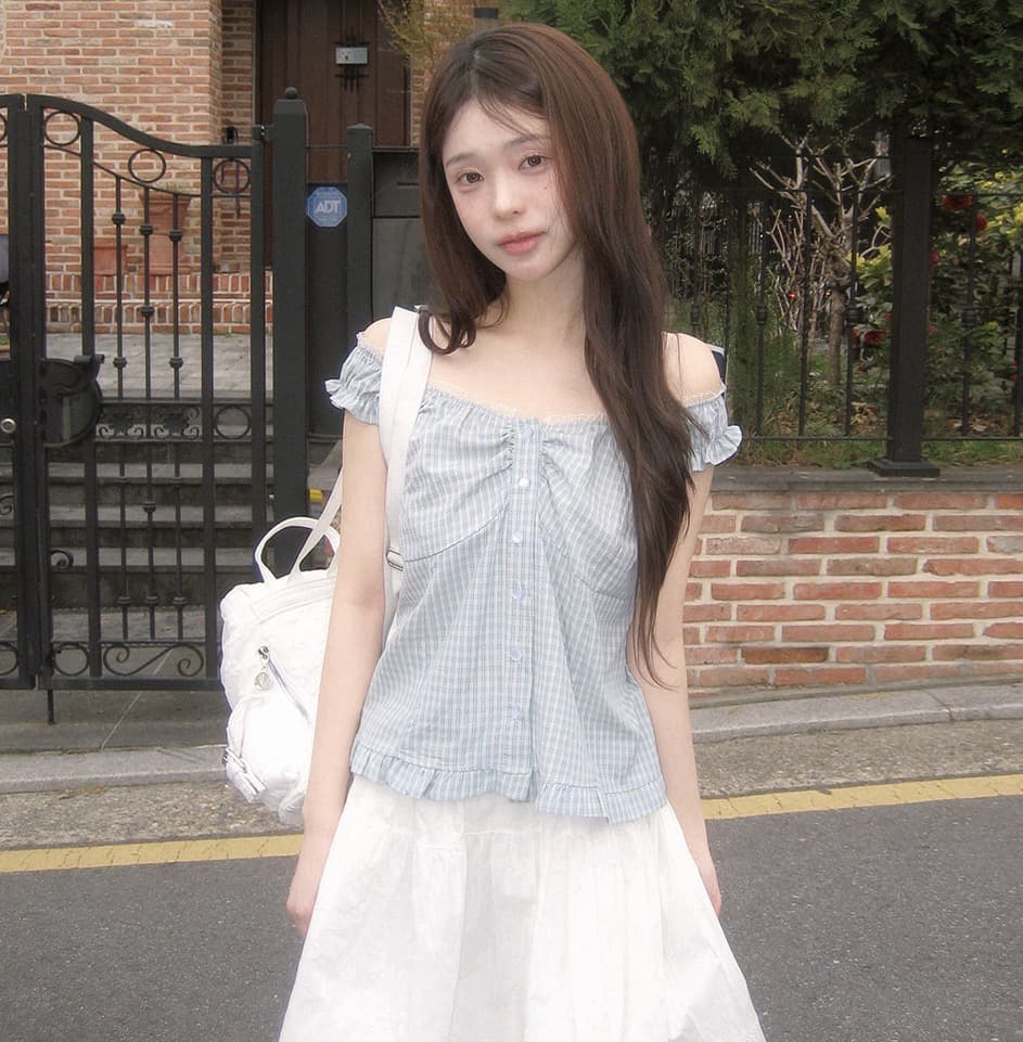 재고 있음 레이스 레트로 여름 무거운 작업 순수한 욕망 슬림해 보이는 다용도 민소매 조끼 상세 이미지 28