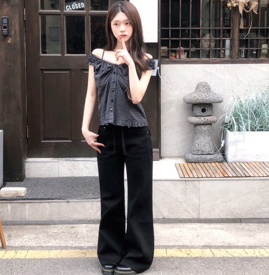 재고 있음 레이스 레트로 여름 무거운 작업 순수한 욕망 슬림해 보이는 다용도 민소매 조끼 상세 이미지 35