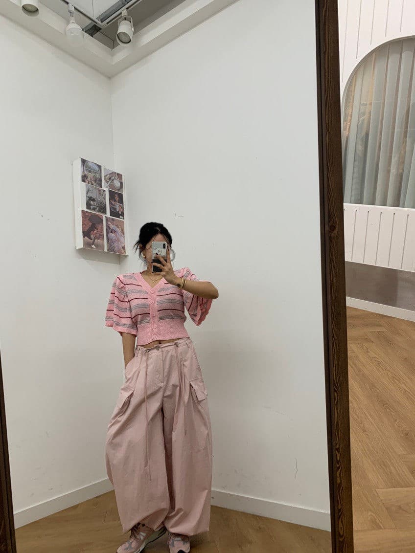 재고 있음 한국 동대문 패션 거품 소매 다용도 니트 오픈 가디건 V넥 풀오버 몸매 가꾸기 슬림해 보이는 맨위 여성 상세 이미지 34