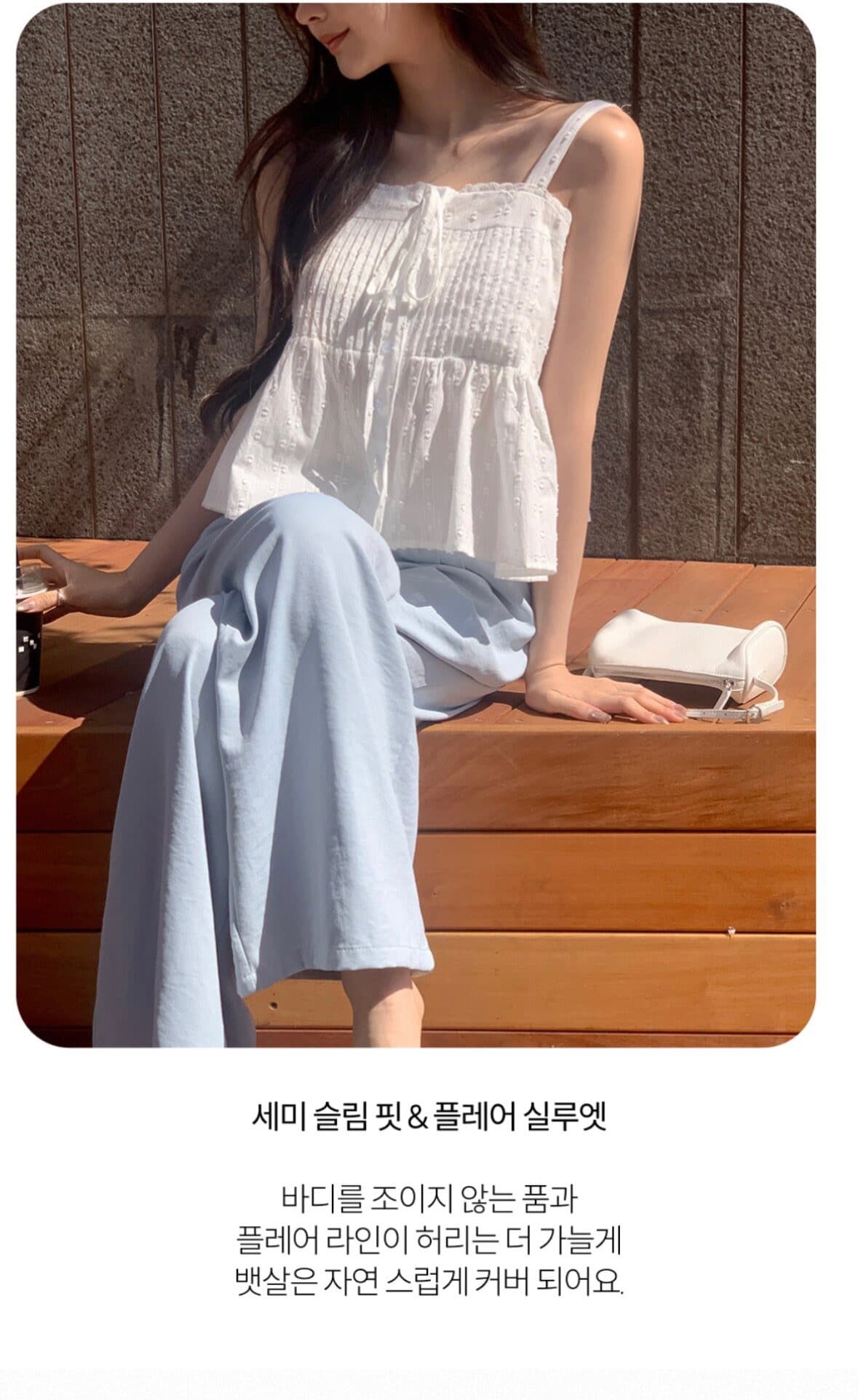 chic 새로운 달콤함 소녀 센스 싱글 줄 버튼 레이스업 자카드 연령 감소 슬립 상세 이미지 8