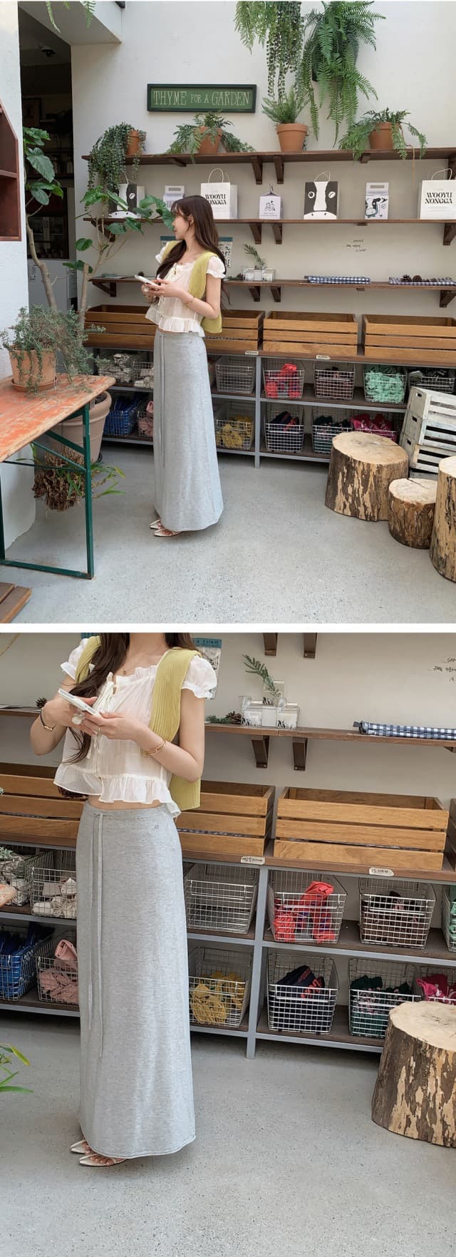 재고 있음 chic 한 부서 여름 프랑스식 달콤함 연령 감소 부드러운 프릴 주름 장식 허리 수축 반팔 쉬폰 셔츠 상세 이미지 7