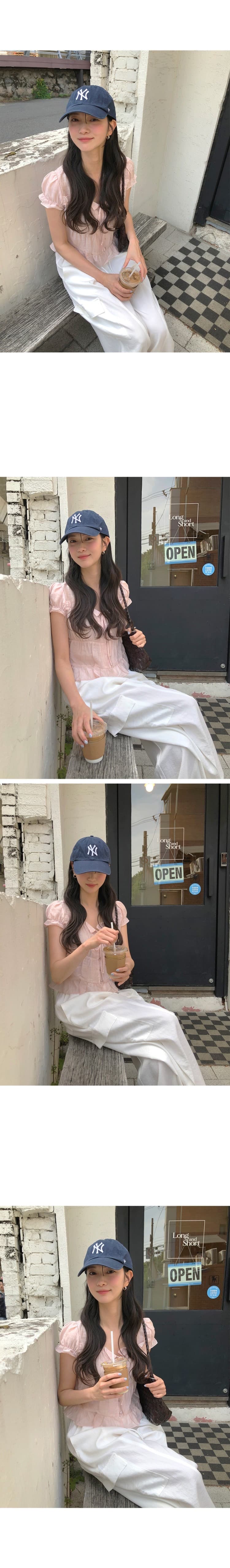 재고 있음 chic 한 부서 여름 프랑스식 달콤함 연령 감소 부드러운 프릴 주름 장식 허리 수축 반팔 쉬폰 셔츠 상세 이미지 12