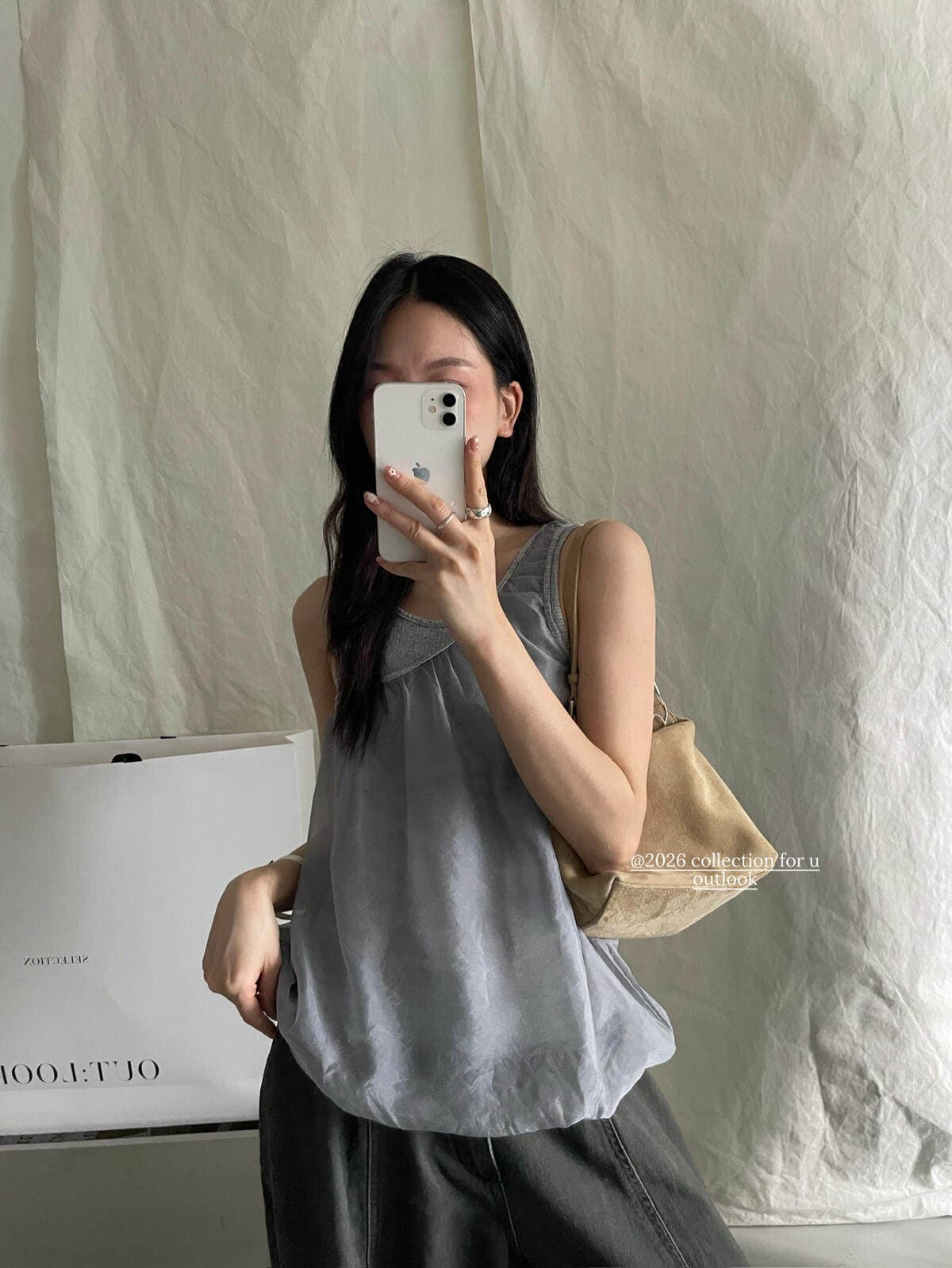 재고 있음 작은 대중 페이크 레이어드 원사 슬립 작은 셔츠 상세 이미지 7