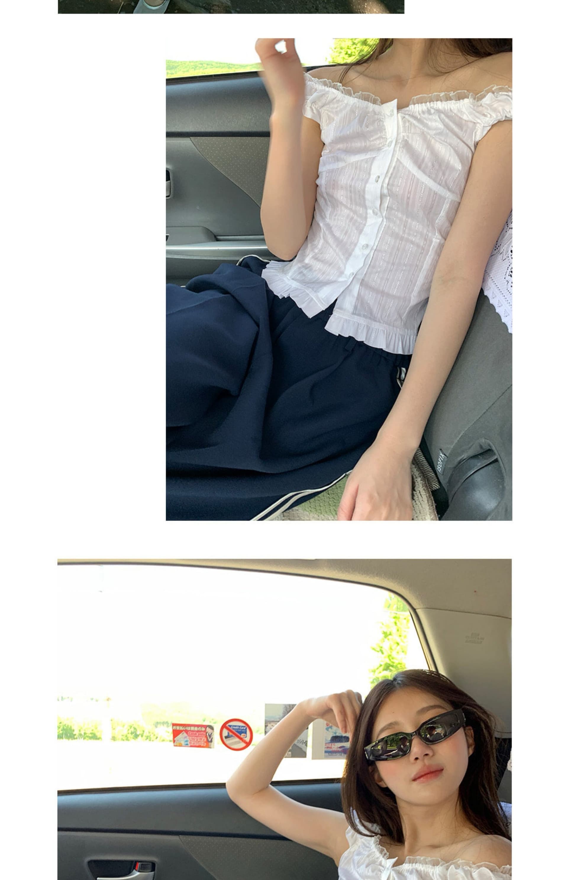 재고 있음 레이스 레트로 여름 무거운 작업 순수한 욕망 슬림해 보이는 다용도 민소매 조끼 셔츠 상세 이미지 4
