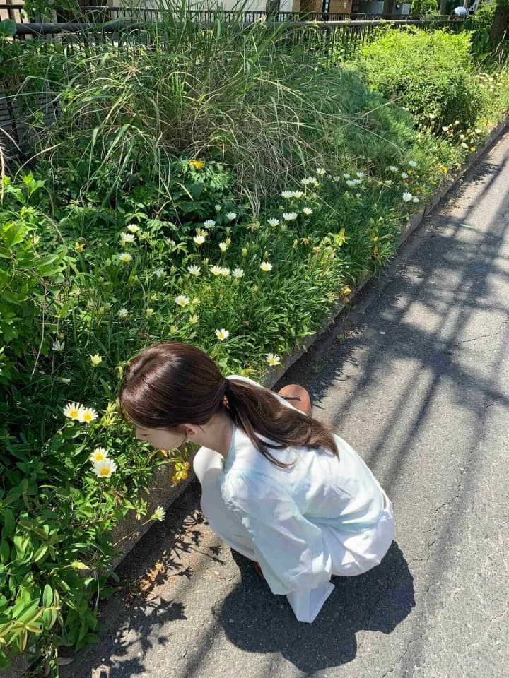 재고 있음 chic 이른 가을 품격 부드러운 바람 레이스 측면 쇼트 스타일 7부 소매 셔츠 상세 이미지 6