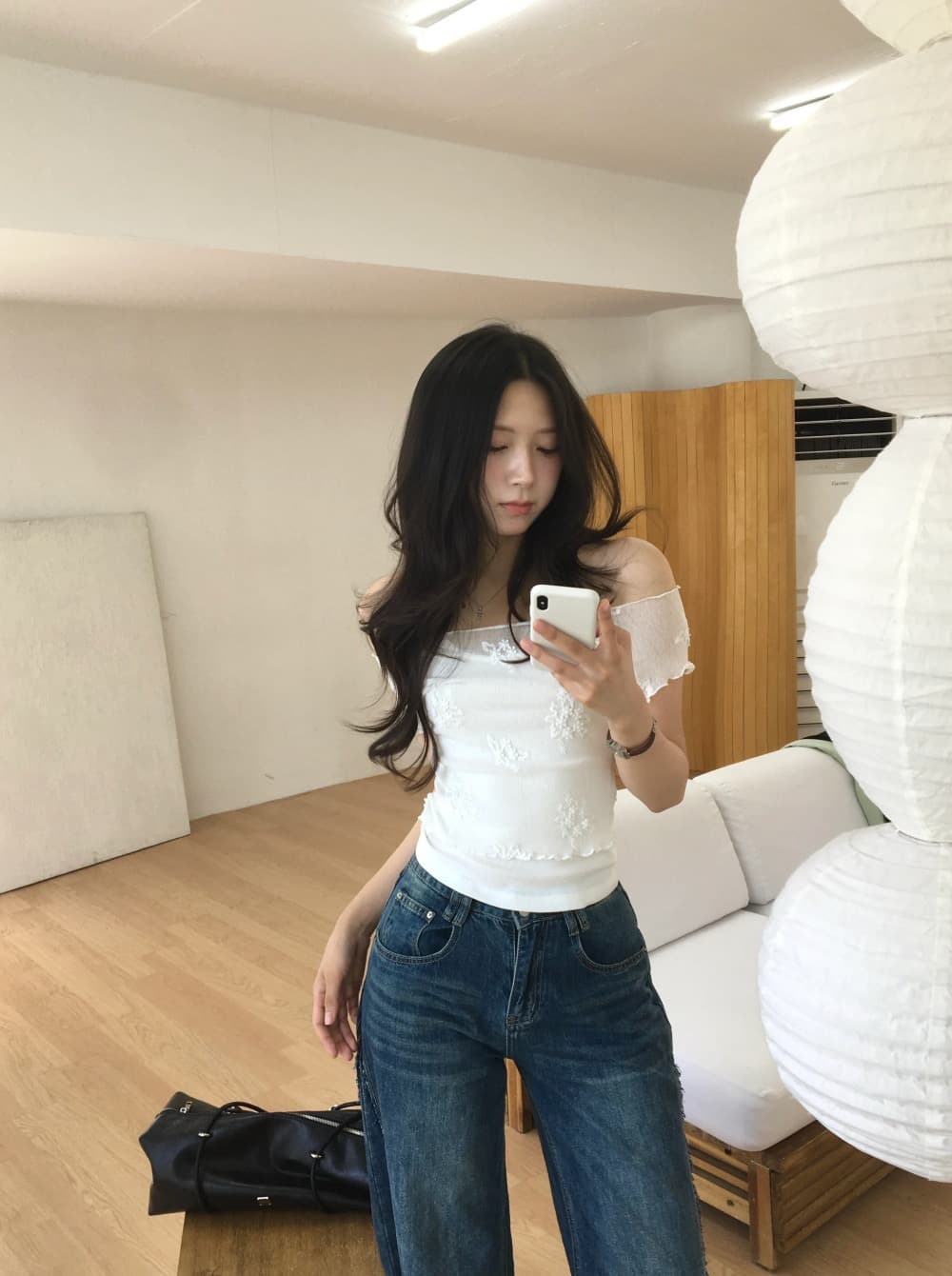재고 있음 chic 달콤함 다용도 몸매 가꾸기 자수 꽃 세트 투피스 세트 상세 이미지 27