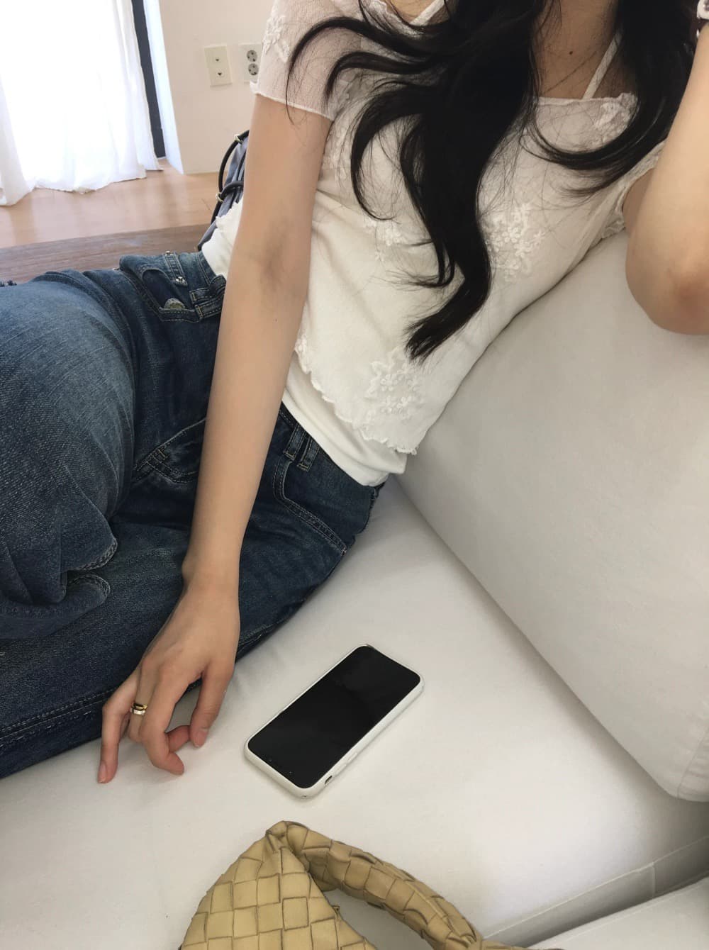 재고 있음 chic 달콤함 다용도 몸매 가꾸기 자수 꽃 세트 투피스 세트 상세 이미지 33