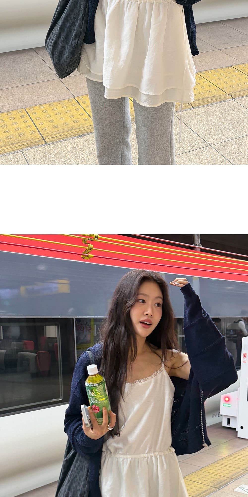 재고 있음 2026 봄 한 부서 작은 청신 다용도 달콤한 미적 감각 슬립 드레스 상세 이미지 34