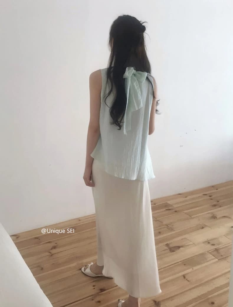 재고 있음 chic 한 부서 여름 얇고 가벼운 편안함 다용도 레이스업 루즈핏 캐주얼 슬림해 보이는 민소매 조끼 맨위 상세 이미지 9