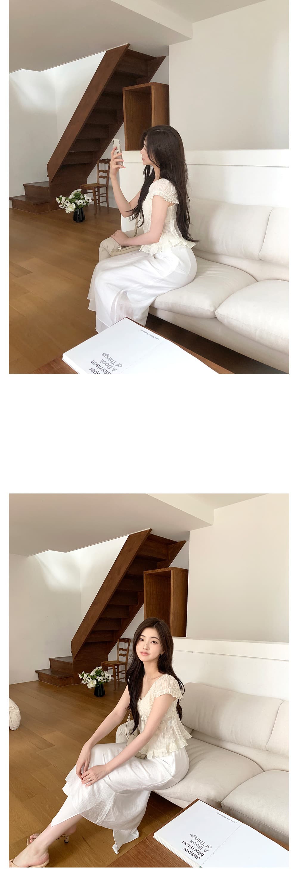 재고 있음 한 부서 여름 신선함 V넥 귀여운 연령 감소 인형 셔츠 일상 다용도 작은 셔츠 상세 이미지 14