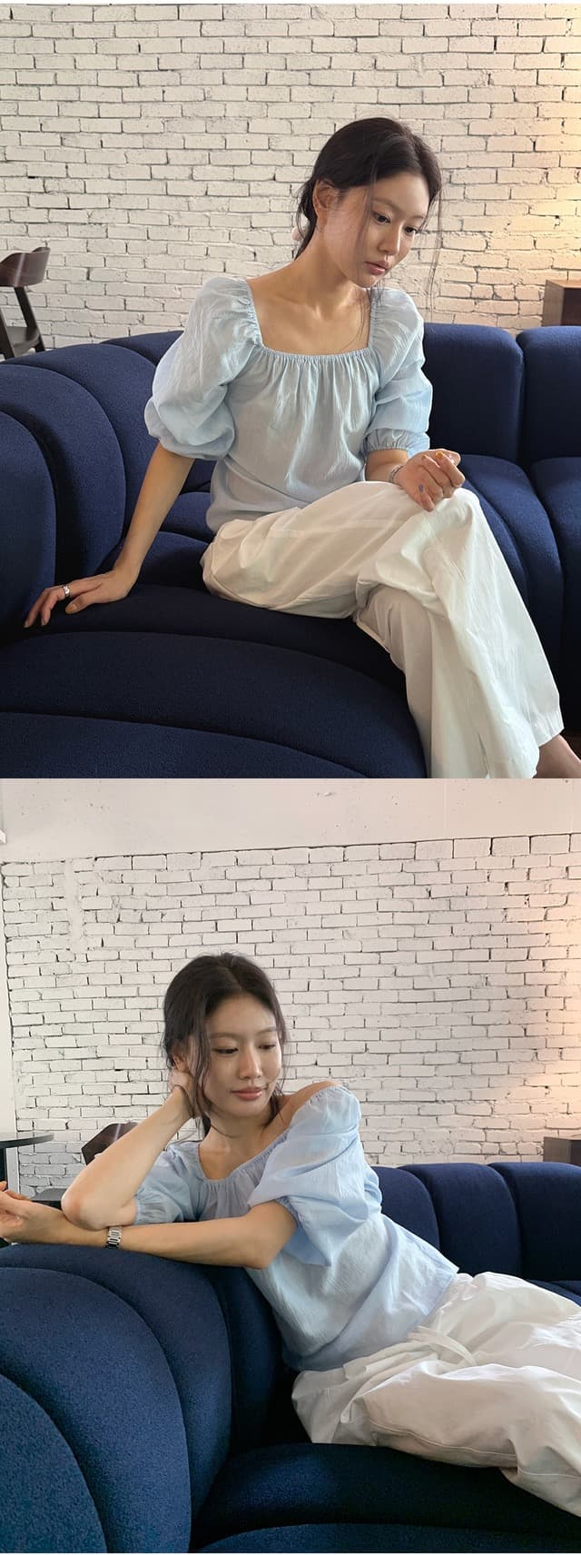 chic 한 부서 부드러운 달콤함 연령 감소 광장 칼라 오프숄더 벌룬 소매 레이스업 캐주얼 휴가 자외선 차단 맨위 쉬폰 블라우스 상세 이미지 7