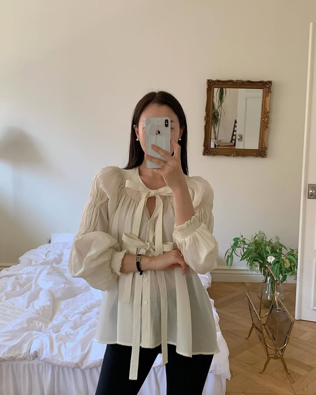 재고 있음 chic 빛 요리 한 루즈핏 셔츠 Chic 작은 대중 디자인 센스 맨위 상세 이미지 29