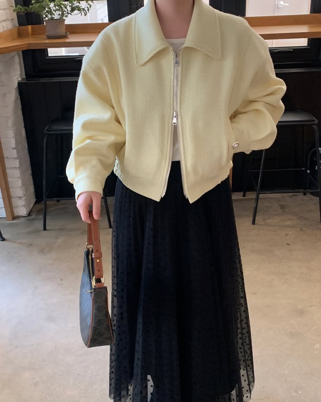 작은 샤넬 스타일 트위드 재킷 작은 외투 여성 빛 요리 한 패션 chic 명문 여성 숙녀 상세 이미지 2
