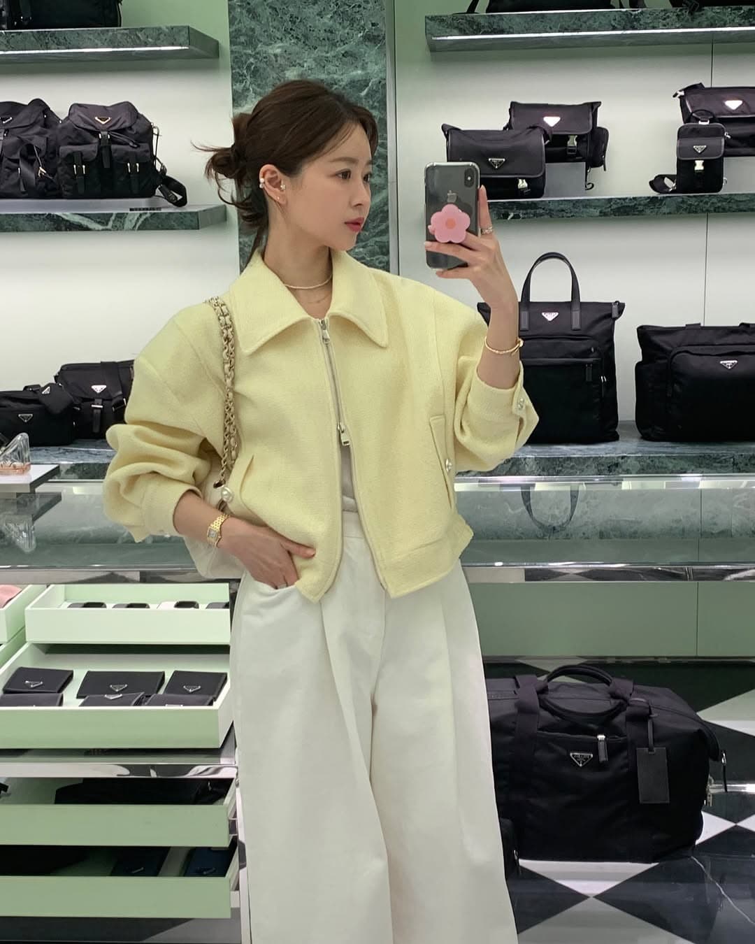 작은 샤넬 스타일 트위드 재킷 작은 외투 여성 빛 요리 한 패션 chic 명문 여성 숙녀 상세 이미지 9